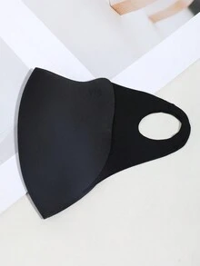 1 chiếc khăn che mặt bằng vải nỉ dày màu đen/than cho nam, chống gió và ấm, chống tia UV dùng cho hoạt động ngoài trời vào mùa thu/đông, du lịch, thể thao, mặc hàng ngày và đi học - A - Xem 6