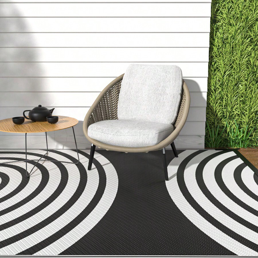 Outdoor Rugs Waterproof, Reversible Mats, Outdoor Area Rug, Plastic