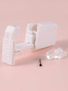1 Unit Disposable Safe Sterile Nose Piercing Unit, Gem Nose Studs New Generation More Safe Nose Piercing Gun Piercer Machine Kit