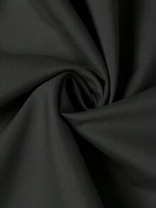 ZANZEA Women Long Sleeve Drawstring Waist Asymmetric Hem Shirt Tops Wide-Leg Long Pants Trousers 2pcs Sets Outfits - Black - View 5
