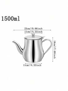 1 cái, Ấm trà cổ ngỗng bằng thép không gỉ có bộ lọc, Ấm trà kim loại Ấm đun nước Máy pha cà phê Bình đựng dầu ô liu Bình đựng đồ ăn cho gia đình, nhà hàng, ngoài trời, An toàn với máy rửa chén - Nhiều màu - Xem 3