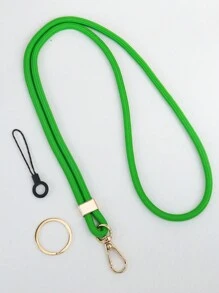 1 件黑色尼龙颈带手机挂绳，适用于身份证徽章夹和钥匙，配有手机绳，可爱的教师挂绳，适用于信用卡、通行证、手机饰品配件，配有金属钥匙圈，是送给女士、男士、职员、学生、老师、朋友的绝佳礼物，万圣节学校汽车配件，哥特 Y2k - 彩色 - 查看 21
