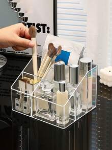 透明亚克力笔筒、办公桌文具收纳盒、多功能学生笔杯、办公笔记本收纳盒、办公桌收纳盒、口红化妆品收纳盒、眉笔收纳盒、梳妆台办公桌收纳盒、大容量桌面收纳盒、桌面收纳盒、梳妆台收纳盒、创意化妆刷收纳桶、个性桌面眉笔口红收纳盒、轻便化妆品收纳盒、高端奢华办公桌收纳盒、返校大学用品 - 彩色 - 查看 6