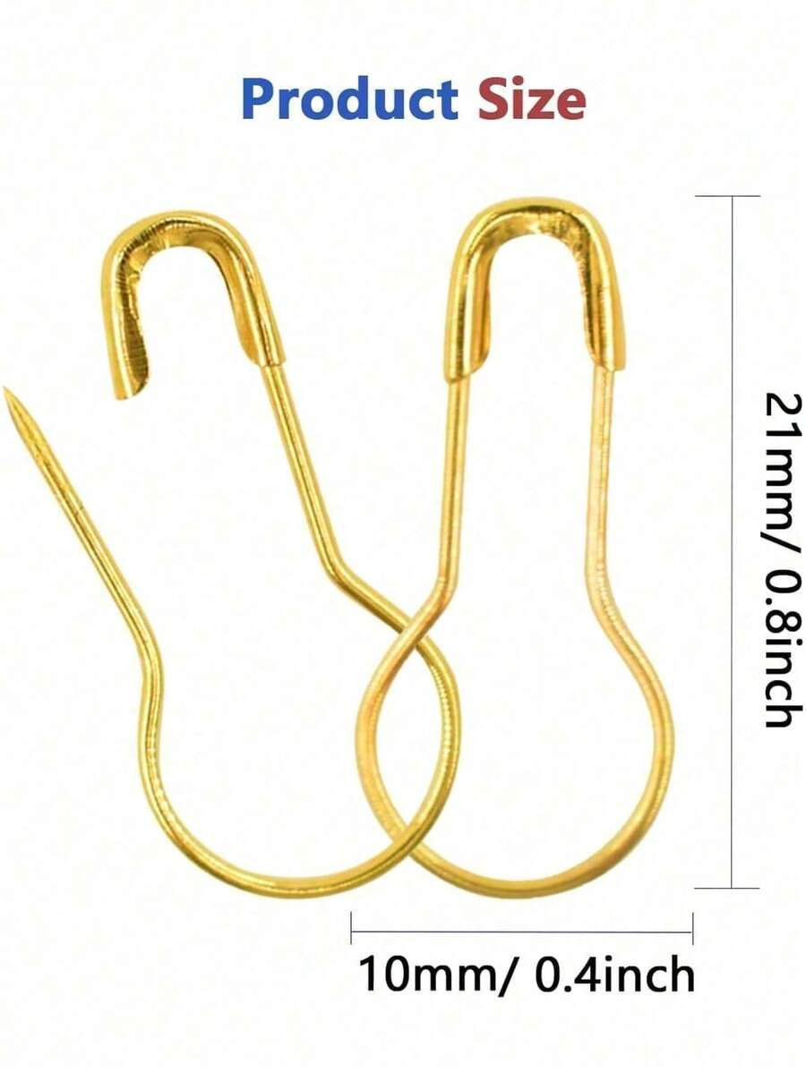 100pcs 0.8 Inch Clothing Tag Pins With Clear Box For Tags And Gift