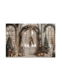 3D Sublimated Fabric Photographic Background Christmas 2.20x1.50 Horizontal - FFF-2270 - View 1