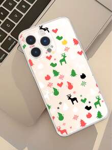 Weihnachten Hirsch-Muster minimalistisches TPU Handyhülle - Verschiedenfarbig - Übersicht 4