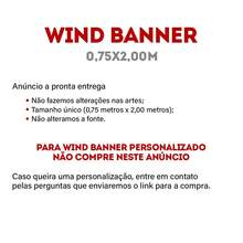 Felicita Wind Banner Coconut Water Fabric Only Flag 0.75x2.00 - FB-004 - Xem 4