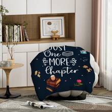 1pc Book Lover's Gift, Throw Blanket For Book Lovers Men And Women, Reading Club Gift For Book Lovers, Librarian Gift Blanket, Sofa Blanket, Throw, Christmas Blanket, Christmas Gift