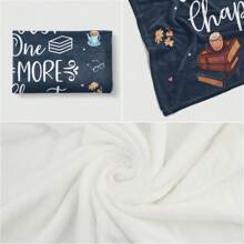 1pc Book Lover's Gift, Throw Blanket For Book Lovers Men And Women, Reading Club Gift For Book Lovers, Librarian Gift Blanket, Sofa Blanket, Throw, Christmas Blanket, Christmas Gift