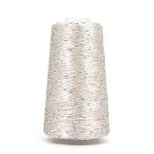 Summer Ice Silk Yarn With Sparkling Beads And Sequins Hair/Scarf Yarn, Diy Hand Crochet Knitting Fine Thread On - Multicolor - View 9