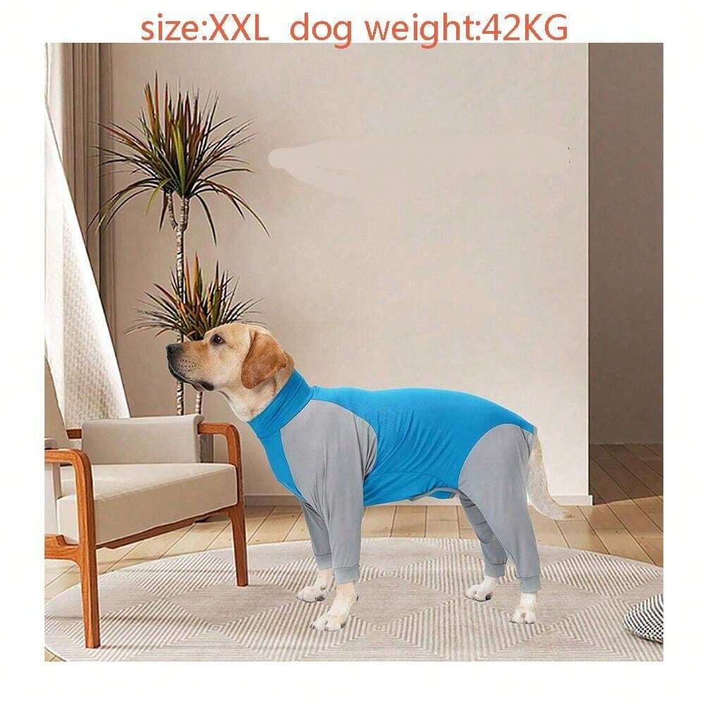 Dog Recovery Suit After Surgery Soft Long Dog Neuter Shirt Jumpsuit