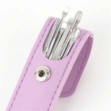 6pcs Ear Spoon Portable Leather Cover Set, Ear Picking Tool, Ear Spoon Spiral Spring Tool Complete Set,School,Back To School,Travel,Travel Essentials,Home Essentials,Ear Cleaner - Multicolor - View 10