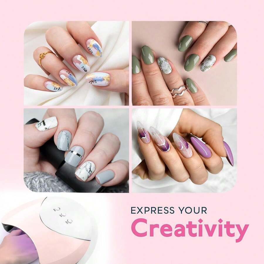 UV LED Nail Lamp, Professional Nail Dryer Gel Polish Light, UV Light