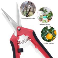 1/3 件直刃和弯刃修枝剪、园艺剪刀、不锈钢修枝剪、修剪工具、园艺用品 - 彩色 - 查看 9