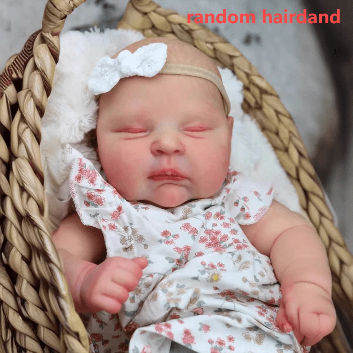 Npk 19inch reborn peaches sleeping baby doll with 3d skin multiple