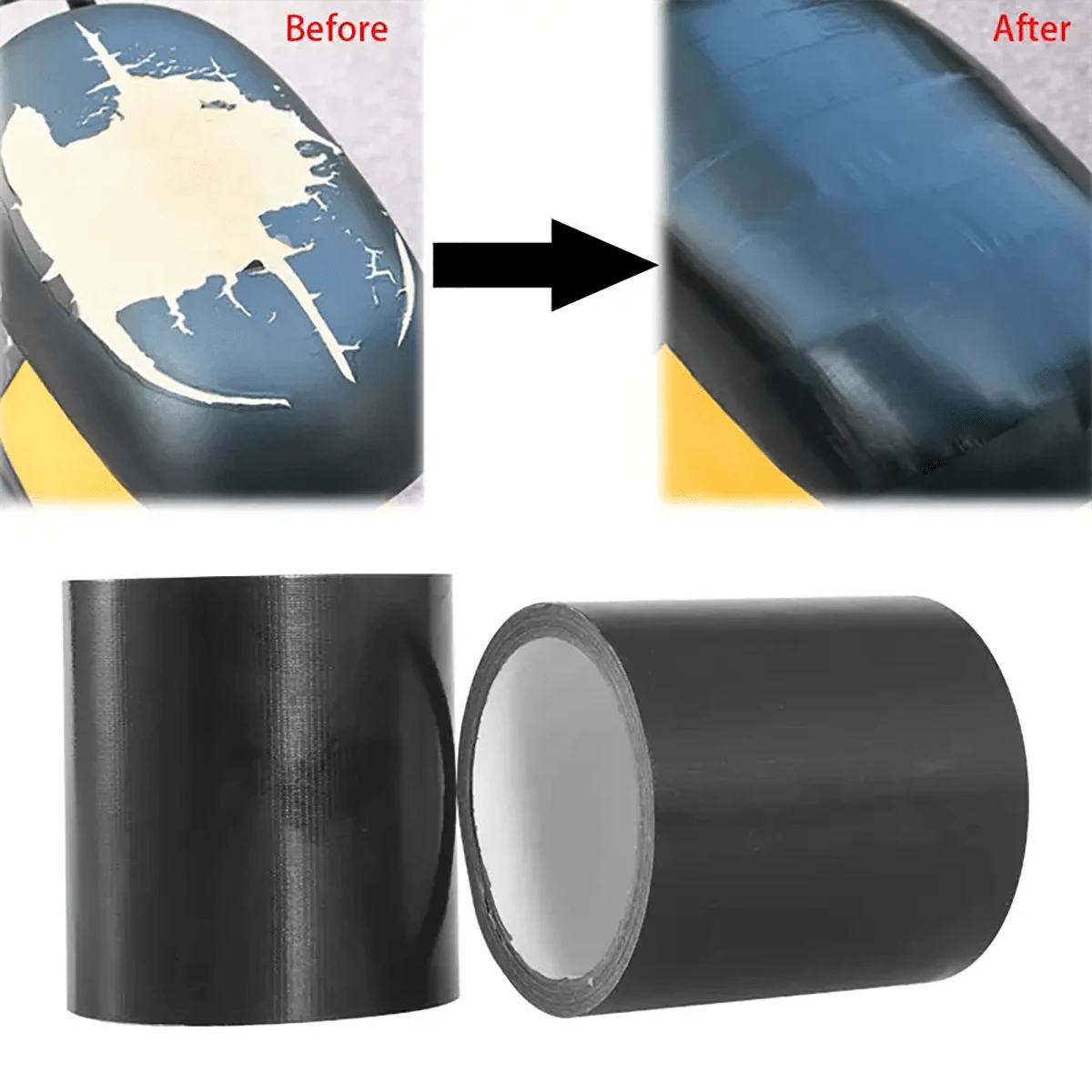 Rubber Leather Repair Tape SelfAdhesive Patch Kit For Furniture, Car