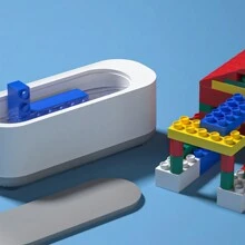 3PCS Ultrasonic Cleaner  Wave Tank Glasses Watch Jewellery Cleaning Machine 1/3x - White - View 4