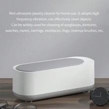 3PCS Ultrasonic Cleaner  Wave Tank Glasses Watch Jewellery Cleaning Machine 1/3x - White - View 8