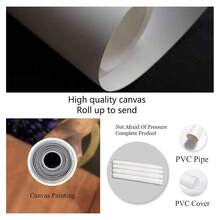 1 Bức Tranh Canvas Đà Điểu Có Kính, Trang Trí Tường Trừu Tượng Hiện Đại, Thích Hợp Cho Quán Cà Phê, Văn Phòng, Phòng Ngủ - Áp Phích In Canvas Không Khung - Nhiều màu - Xem 8