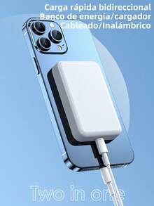 Batería Inalámbrica Magsafe Compatible Con - Blanco - Ver 8