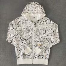 Puma 休闲卡通印花连帽夹克