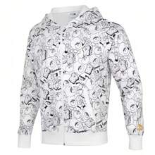 Puma 休闲卡通印花连帽夹克