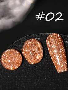 MISS SHAKA 10ml Viral Rhinestone Gel Nail Polish, Holographic Glitter Rhinestone Series, Popular Manicure Gift, Suitable For Women Nails - Multicolor - View 14