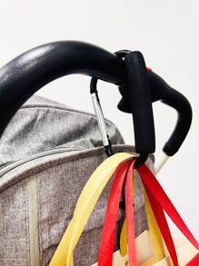 1 个婴儿车/婴儿车挂钩，适合日常使用 - 黑色 - 查看 10