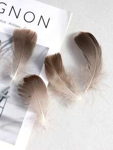 100 件天然鹅毛礼物装饰节日装饰派对装饰 7-12 厘米小飘羽粉红天鹅羽毛用于工艺婚礼珠宝装饰羽毛 - 彩色 - 查看 12