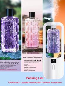 Home Fragrance Aroma Diffuser Scent Machine Bathroom Fresh Air Freshener Toilet Scent Diffuser Lavender Jasmine Gardenia Aromatherapy & Essential Oil Electric Diffusers Best Essential Oil & Aroma Diffuser Scented Oil Diffusers - Automatic Rechargeable Aromatherapy Machine 1 Machine 2 Bottles Of 50ml Essential Oil - View 18
