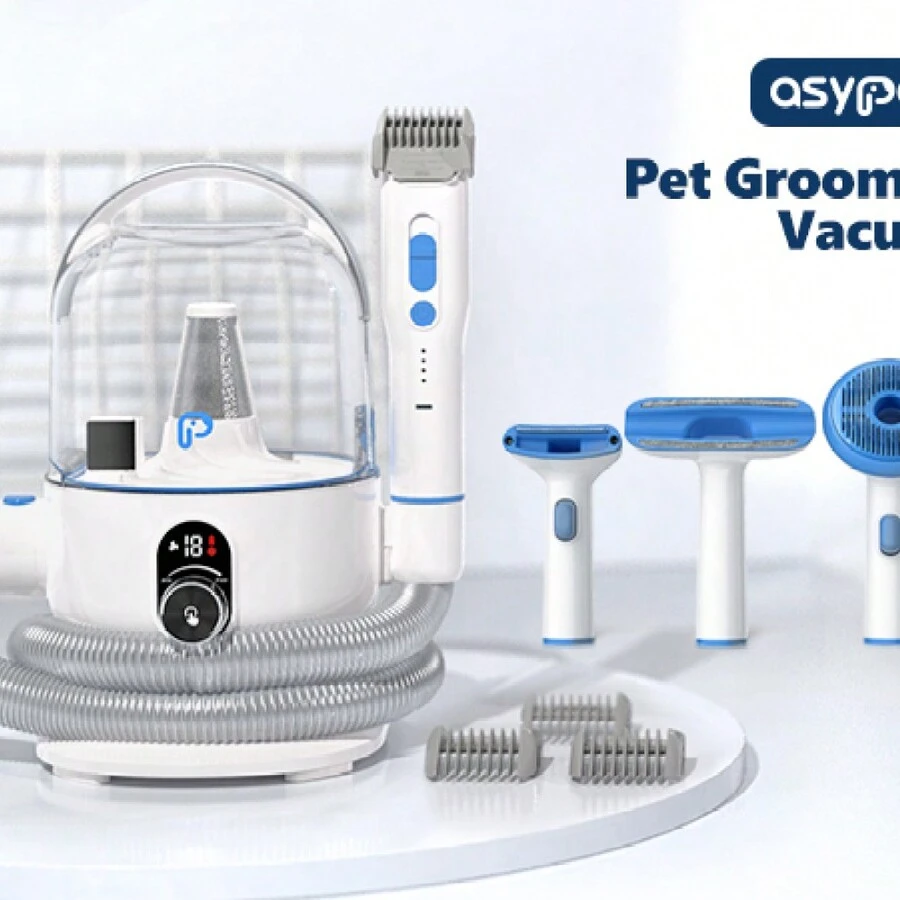 Pet Hair Remover, Dog Grooming Kit With 2L Vacuum Suction 99 Pet Hair