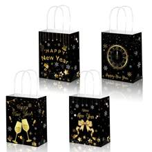 Túi quà năm mới vui vẻ có quai xách Túi giấy nhỏ Túi quà vui vẻ cho năm mới Sinh nhật Ngày lễ Tiệc đêm giao thừa 2025 | Túi quà năm mới, Quà tặng tiệc năm mới - Nhiều màu - Xem 10