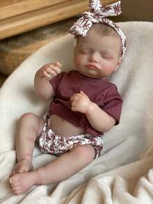 18 英寸逼真罗莎莉重生婴儿娃娃手工制作可水洗幼儿逼真彩绘乙烯基女孩收藏品礼物 - Reborn Doll - 查看 1