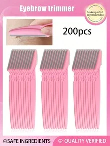 Eyebrow Shaving Razor Set, Exfoliating And Dermabrasion Tool, Face And Body Hair Trimmer, Long-Handled Eyebrow Shaper