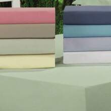 Single Fitted Sheet With Full Elastic Luxury Line Loose - Xám - Xem 2