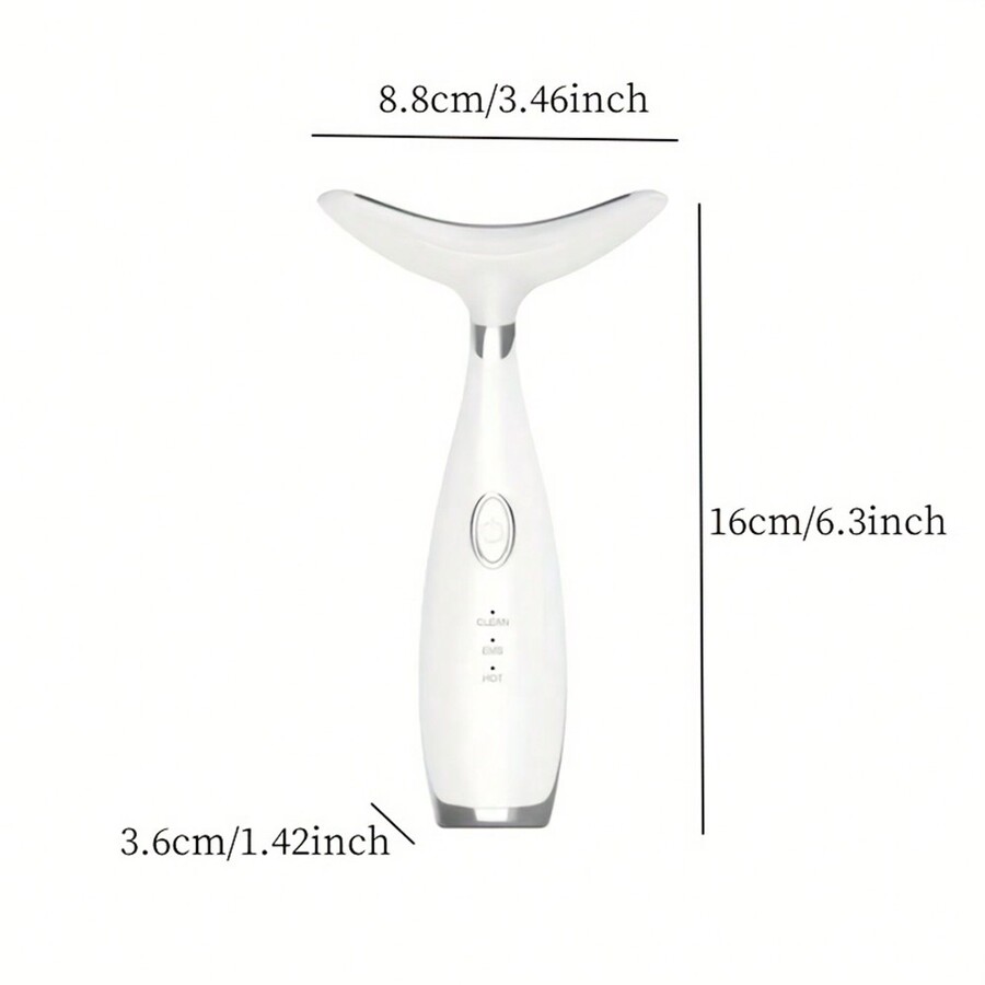 SLANGO 3Color LED Neck Lifting Device Facial Massager With Vibration