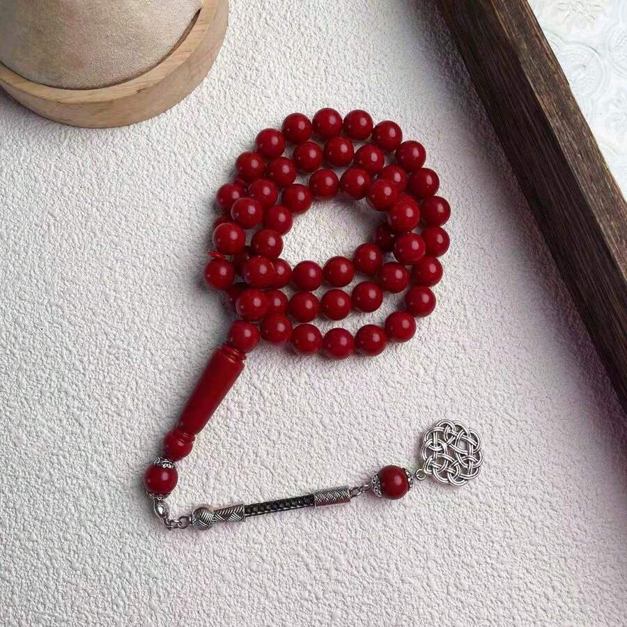 1pc 51 Beads Minimalist Elegant Acrylic Material Beaded Bracelet With