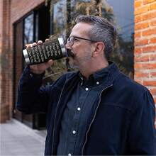 1 chiếc cốc đựng kem bằng thép không gỉ 20oz, phủ lớp phun 304, cách nhiệt chân không hai lớp, hiệu suất cách nhiệt 0-6 giờ - màu đen - Xem 4