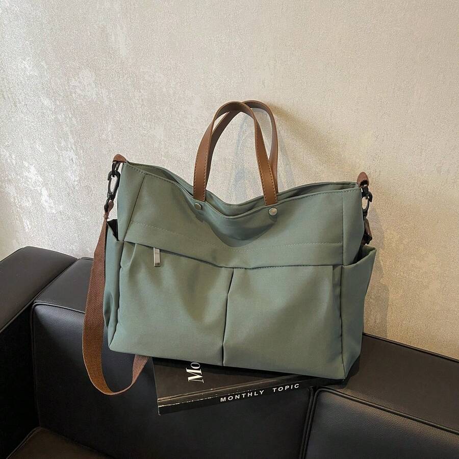 Women's Tote Bag, Nylon Fabric Travel & Gym Bag,New Canvas Minimalist