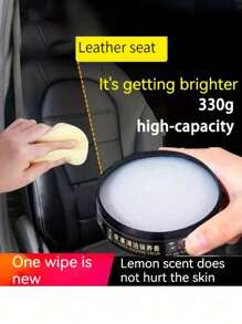 GLANBERT 1PC Car Leather Seat Maintenance And Care Oil Multifunctional Maintenance Cream Interior Polishing Stain Removal Refurbished Leather Sofa Cleaning