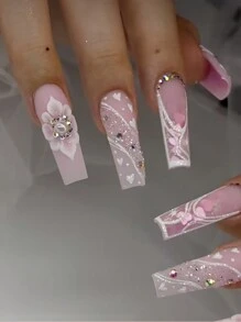 Bộ móng nghệ thuật kiểu châu Âu 24/30 chiếc hình hạnh nhân ngắn, phối màu nude và trắng, bao gồm 1 lọ sơn gel và 1 dũa móng tái sử dụng, thích hợp cho các bữa tiệc, khiêu vũ hoặc sử dụng hàng ngày. - Nhiều màu - Xem 2