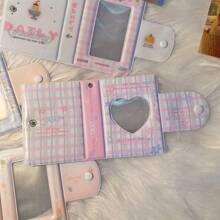 32 槽韩国偶像相册 - 可爱的 3 英寸照片夹，按扣闭合，适合即时照片和 Lomo 卡 - 彩色 - 查看 8