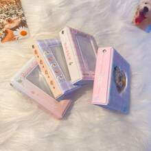 32 槽韩国偶像相册 - 可爱的 3 英寸照片夹，按扣闭合，适合即时照片和 Lomo 卡 - 彩色 - 查看 4