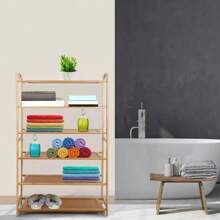 6 Tier Wooden Shoe Rack Storage Shelves Footwear Rack Organiser Stand Shelf Unit - Default - View 11