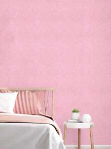 1 miếng giấy dán tường tự dính họa tiết vải lụa giả màu hồng kèm tủ, bàn, ghế, trang trí nền phòng, miếng dán cải tạo, tấm ốp tường bong tróc, giấy dán tường, giấy dán tường, vật dụng trang trí mùa xuân làm mới ngôi nhà của bạn, miếng dán trang trí Rama - Hồng - Xem 9