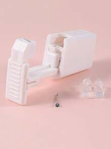 1 Unit Disposable Safe Sterile Nose Piercing Unit, Gem Nose Studs New Generation More Safe Nose Piercing Gun Piercer Machine Kit