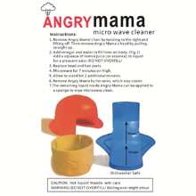 1/2/4PCS Angry Mom Microwave Oven Cleaner Angry Mom Microwave Oven Oven Steam Cleaner, Disinfects The Kitchen With Vinegar And Water, And Steam Cleaning Equipment Easily Cleans Food Residue In A Few Minutes - Multicolor - View 7