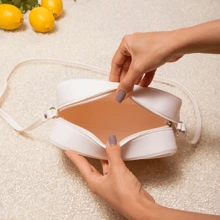 Women's Small Crossbody Shoulder Bag Luxury Handbag For Going Out Suelen Cool Promotion - Lívia - trắng - Xem 7