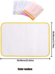 1 pieza Paño de planchar resistente al calor, protege la ropa de los daños por planchado a alta temperatura, almohadilla de planchar de tela resistente al calor, color aleatorio, decoración de cocina, artículos del hogar, regalo del Día de la Madre, decoración de dormitorio, jardín, decoración de cocina, verano, playa, artículos esenciales de viaje, decoración de habitación, Squishy, Graduación - Multicolor - Ver 6