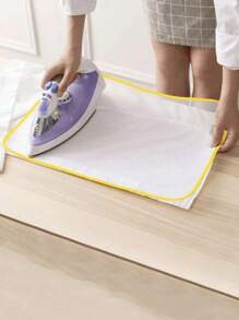 1 pieza Paño de planchar resistente al calor, protege la ropa de los daños por planchado a alta temperatura, almohadilla de planchar de tela resistente al calor, color aleatorio, decoración de cocina, artículos del hogar, regalo del Día de la Madre, decoración de dormitorio, jardín, decoración de cocina, verano, playa, artículos esenciales de viaje, decoración de habitación, Squishy, Graduación - Multicolor - Ver 4